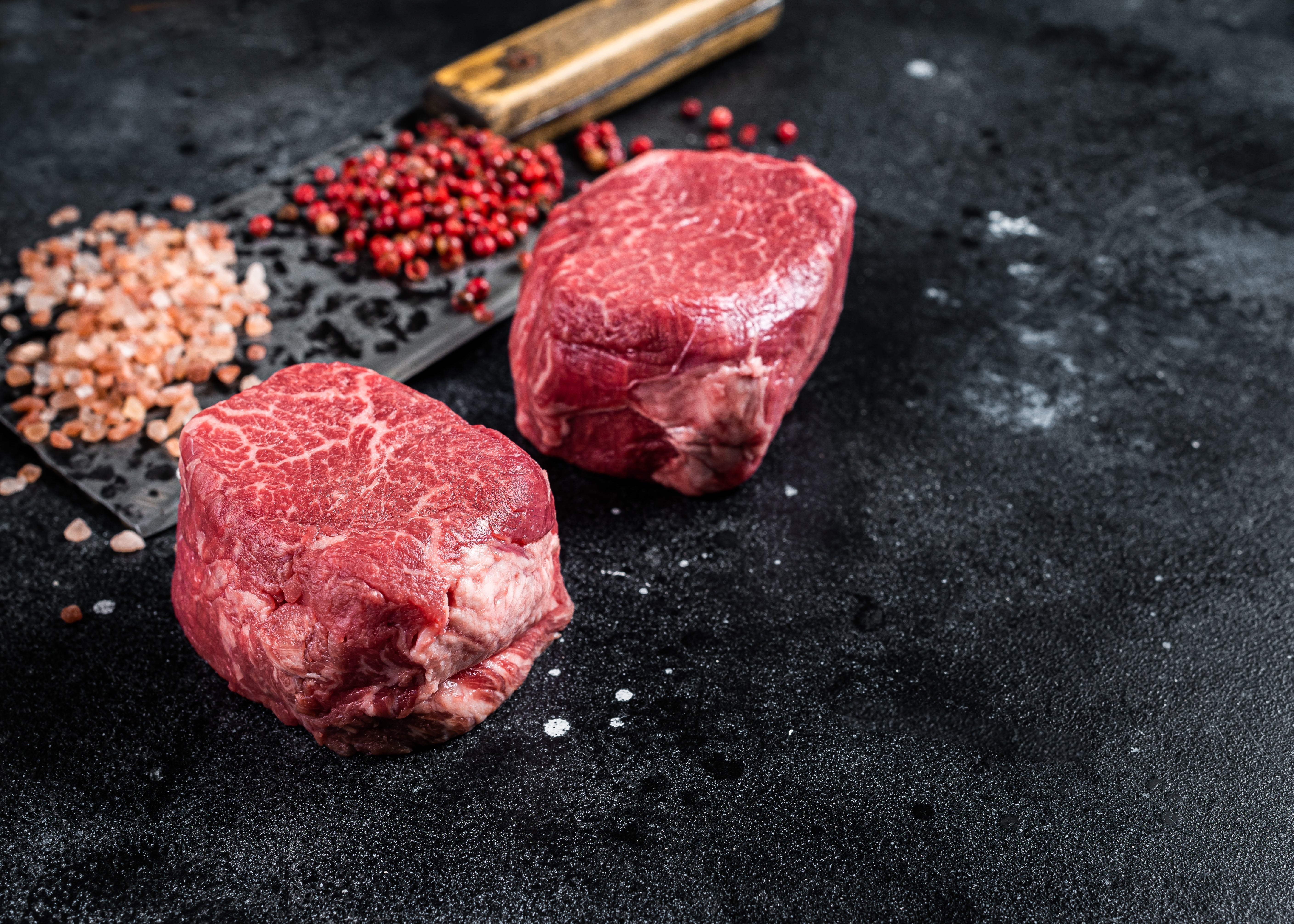 Irongate Wagyu on a chopping board